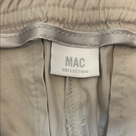 MAC collection khaki lightweight women’s cropped ankle pants size medium - Picture 3 of 8